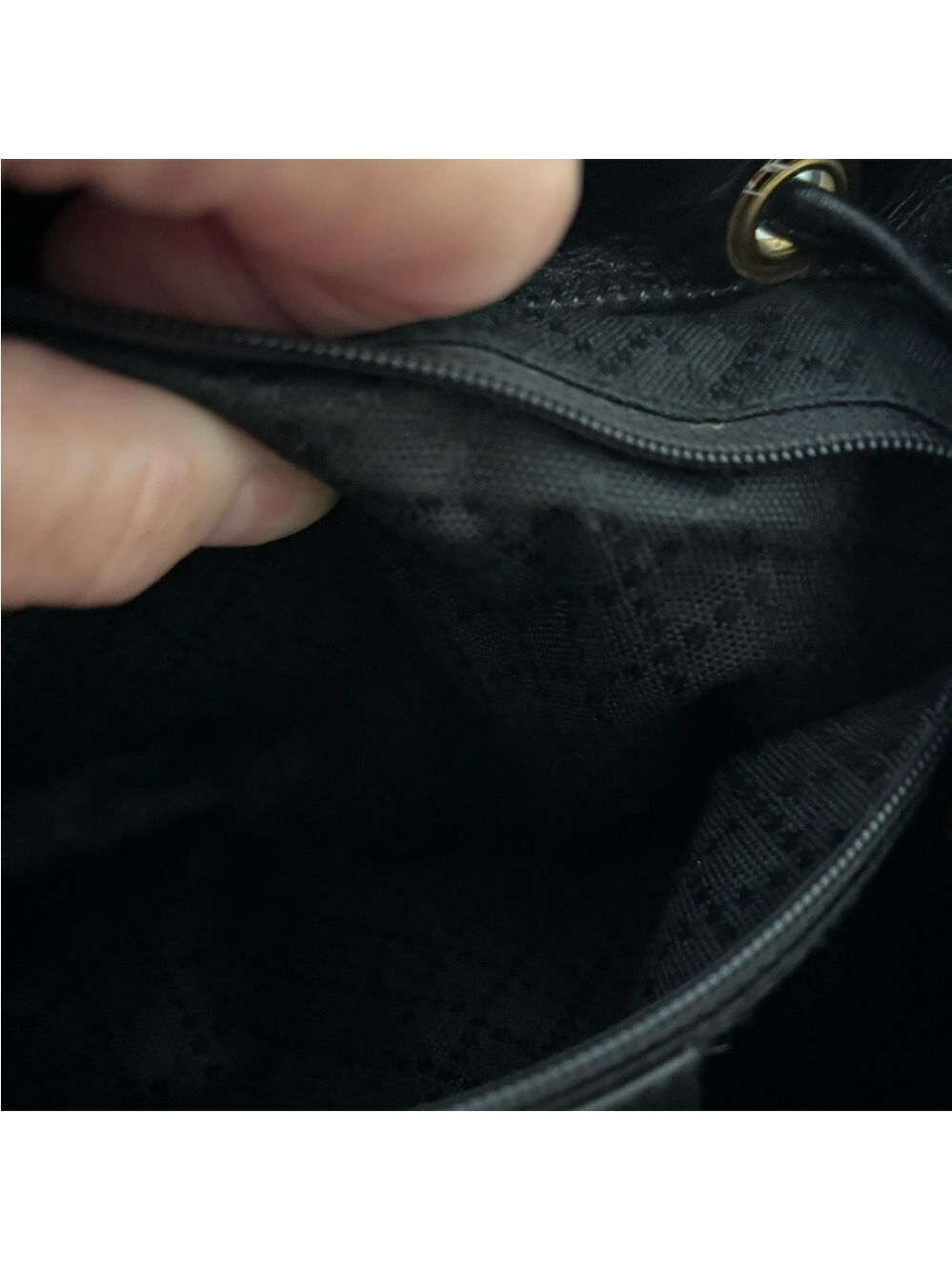 Authentic Gucci Bamboo Line Black Leather Backpack | Iconic Vintage Luxury - Picture 8 of 9